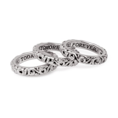 Sterling Silver Ivy "I Love You Today" Ring