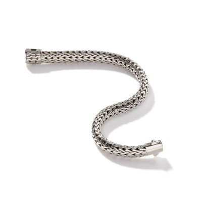 Classic Chain Silver Medium Bracelet, Size UM