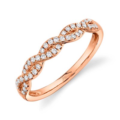 0.22ct 14k Rose Gold Diamond Lady's Ring