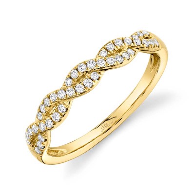 0.22ct 14k Yellow Gold Diamond Lady's Ring