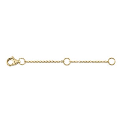 14K Yellow Gold Jump-Ring Extender With Lobster Lock