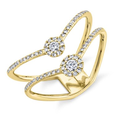 0.30Ct 14k Yellow Gold Diamond Lady's Ring