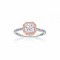 Rm1309e-14k White Gold Emerald Cut Halo Diamond Engagement Ring