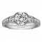 Round Cut Diamond Vintage Engagement Ring