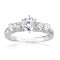 Me515-14k White Gold Engagement Ring From Nostalgic Collection