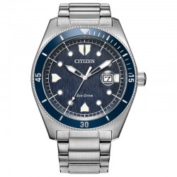 Citizen Sport Casual Men's Watch, Stainless Steel Blue