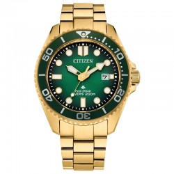 Citizen Promaster Eco Men's Watch, Stainless Steel Green Dial