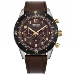 Citizen Sport Casual Men's Watch, Stainless Steel Brown