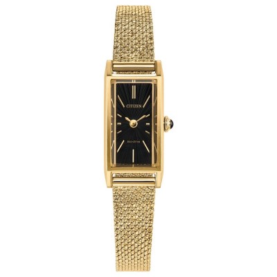 Citizen Dress/Classic Eco Women's Watch, Stainless Steel Black Dial
