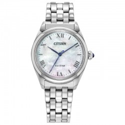 Citizen Dress/Classic Eco Women's Watch, Stainless Steel Mother of Pearl