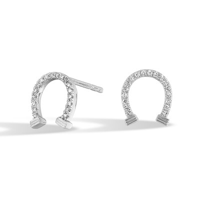 14Kt White Gold Diamond 1/15Ctw Earring