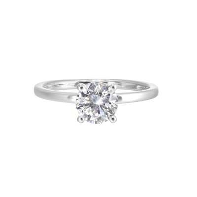 Petite Solitaire Engagement Ring