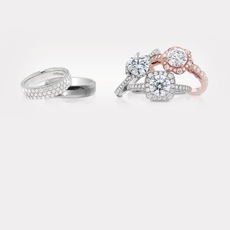 Engagement & wedding rings