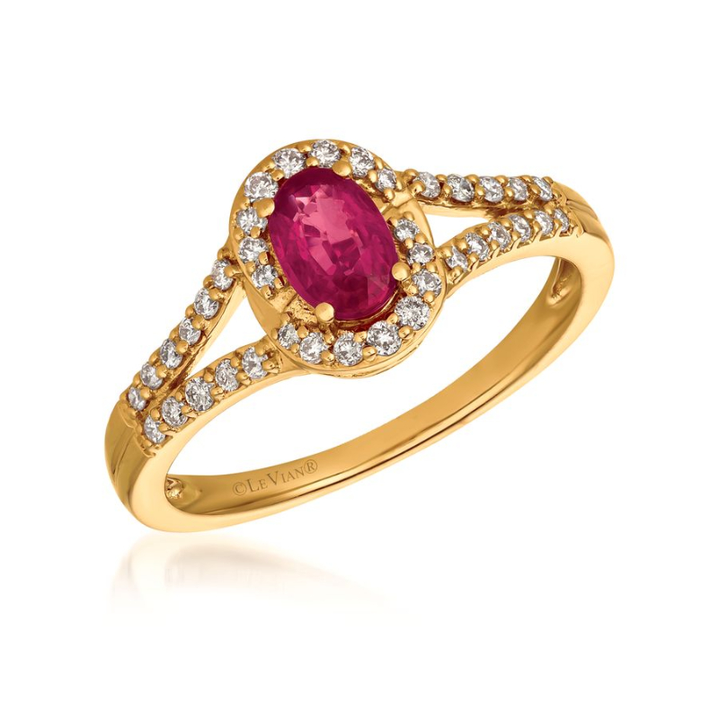 Laetitia Ring - Semi-Set French-Set Side-Stone Engagement